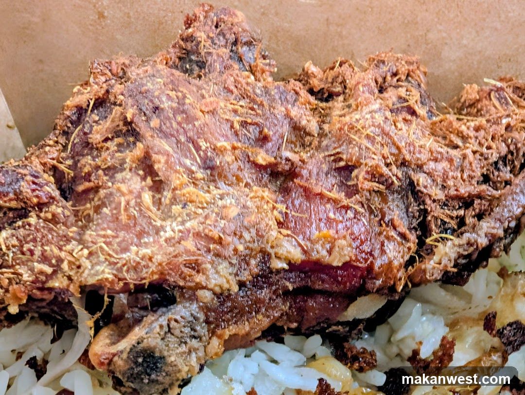 Fried Meat on Rice