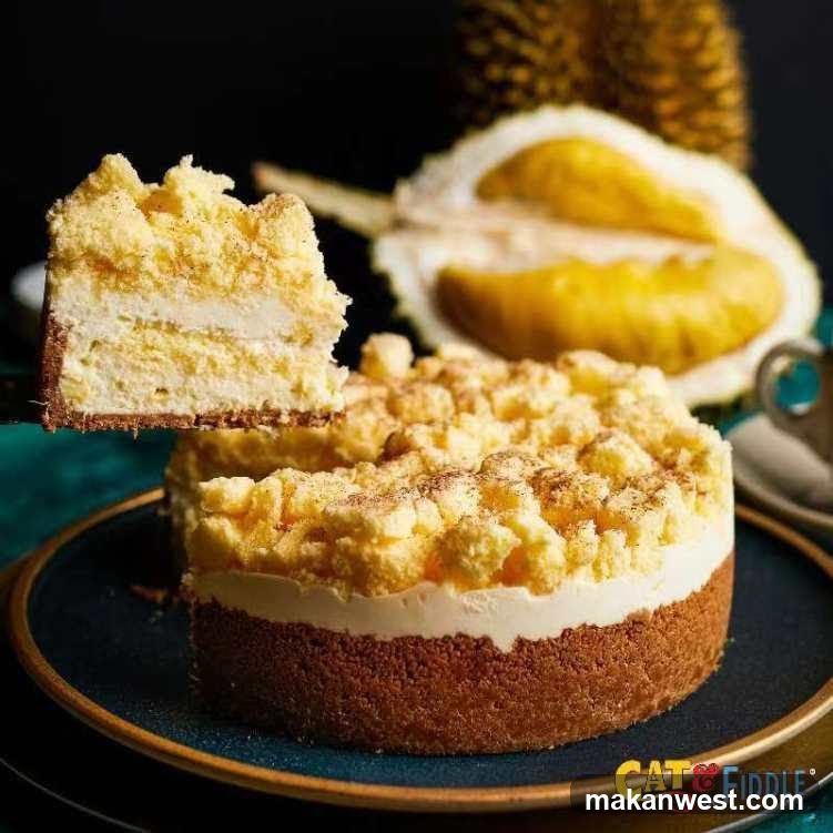 Durian Crumble Cheesecake