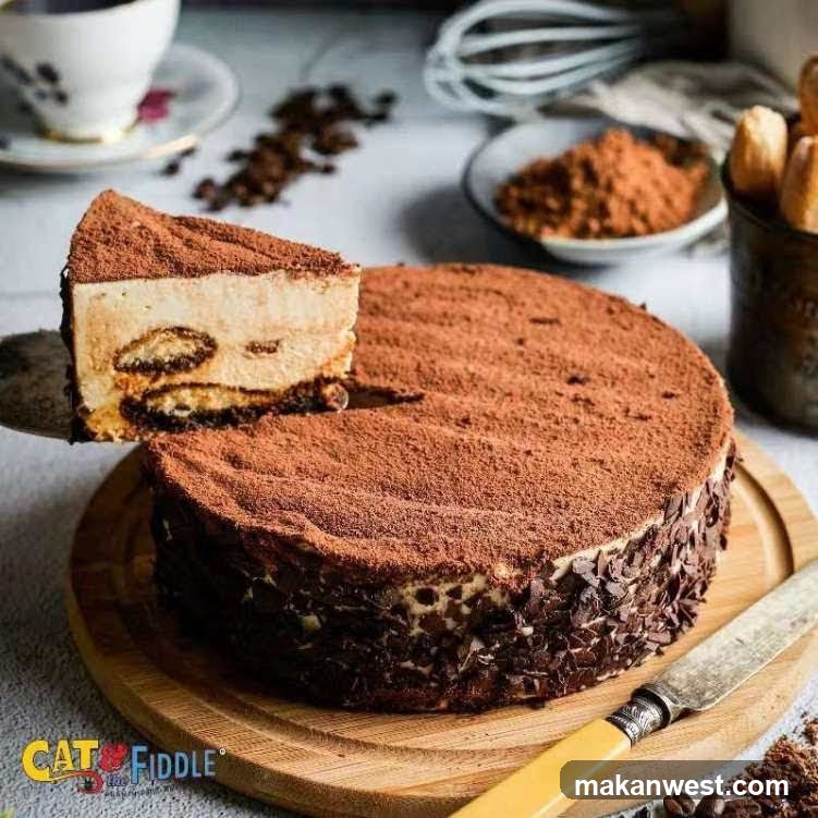 Tiramisu Cake with Cocoa Powder