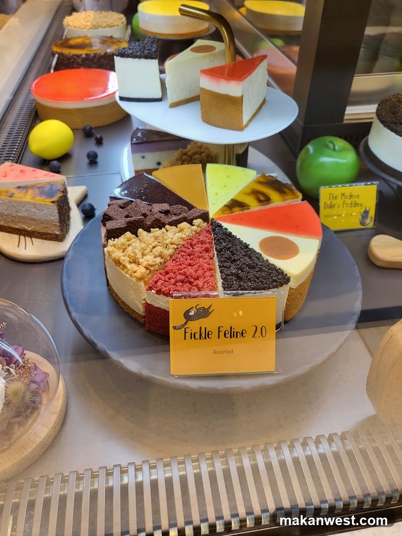 Assorted Cheesecakes Display