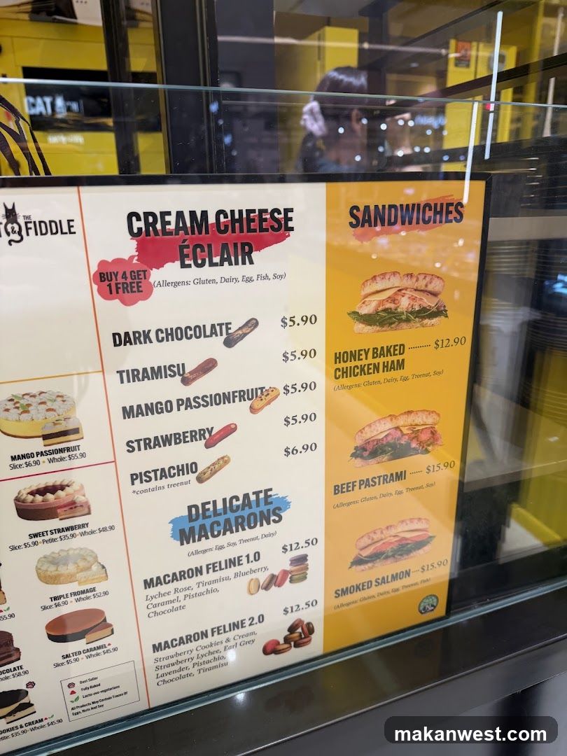 The Fiddle Menu Board