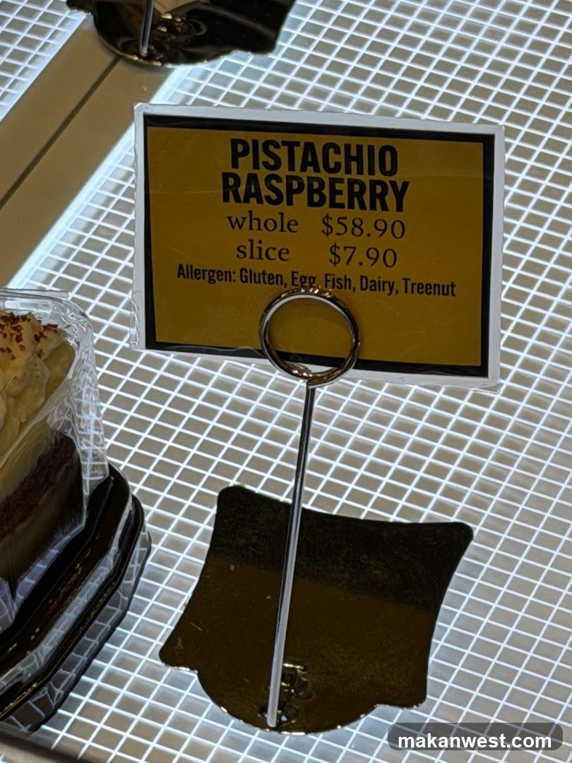 Pistachio Raspberry Signage