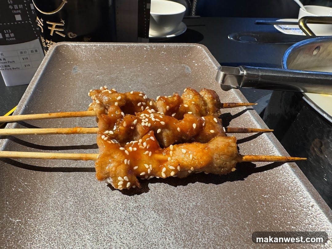 Grilled Skewers with Sesame Seeds
