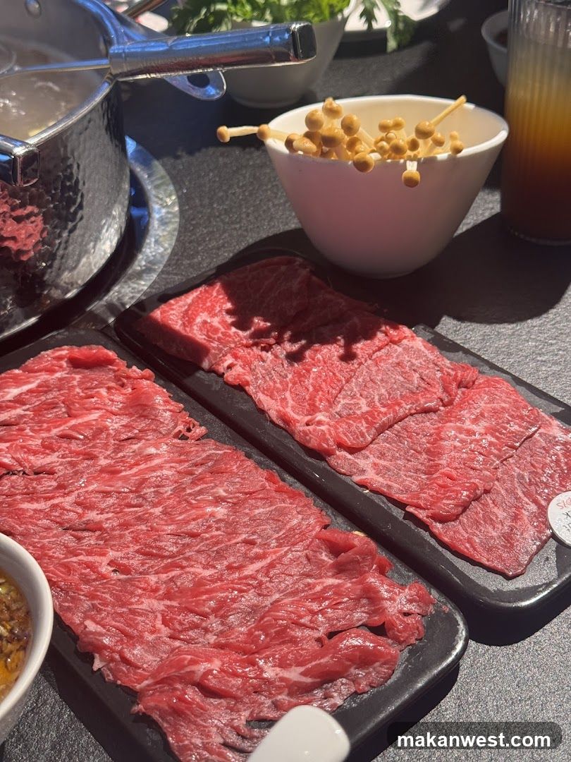 Hot Pot Dining Setup