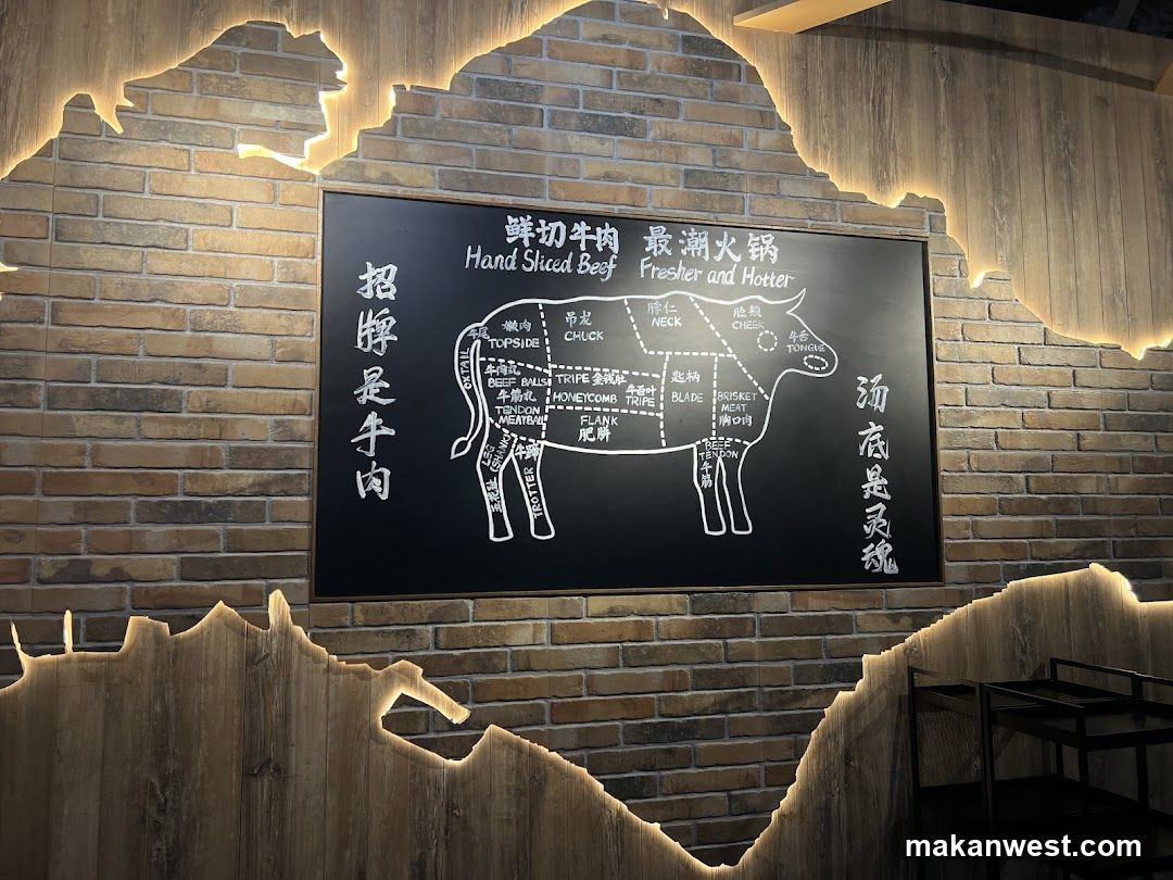 Hand Sliced Beef Menu Board