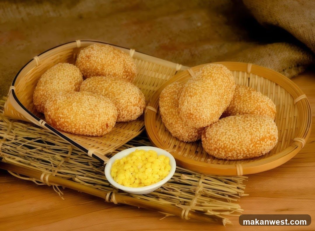Sesame Balls with Corn Syrup