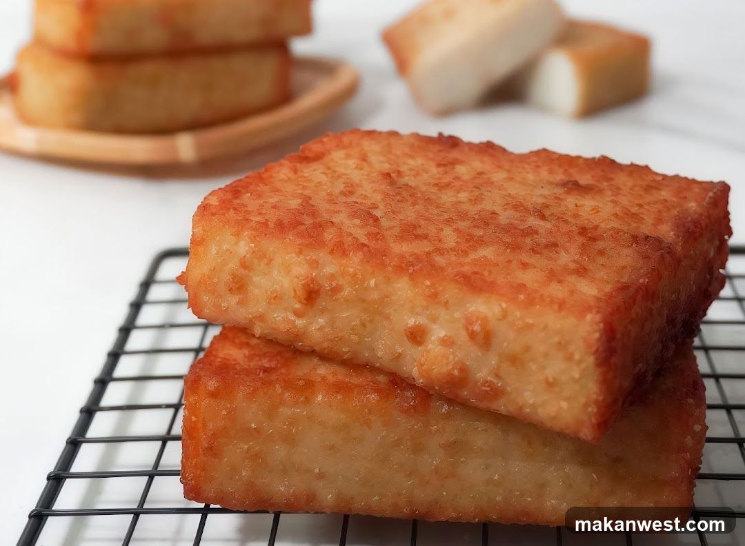 Fried Tofu or Cake-like Food