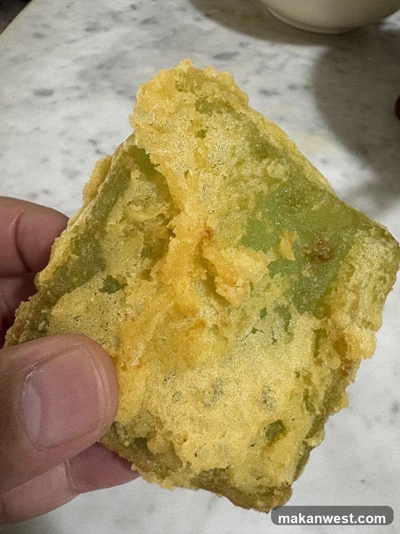 Fried Green Vegetable Snack