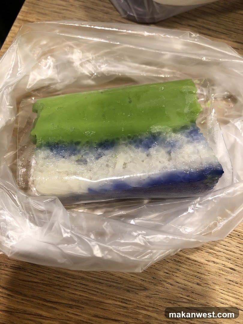 Layered Dessert in Plastic Bag