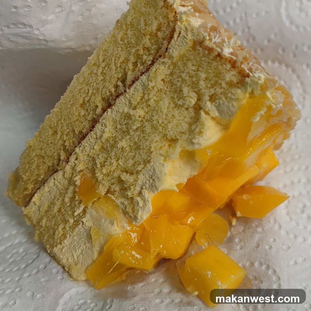 Mango Cake Slice