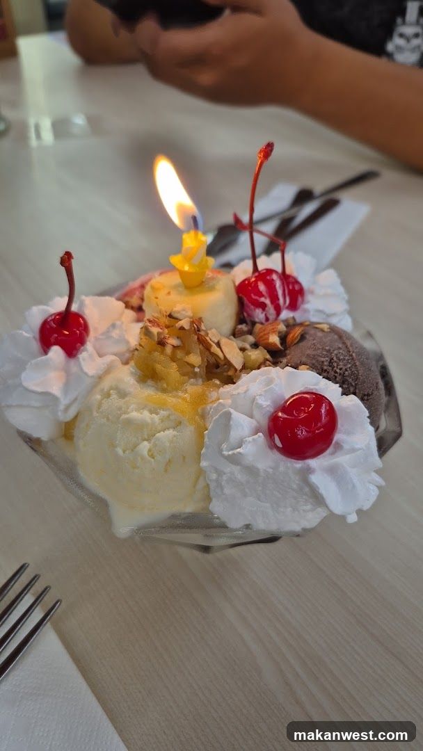 Birthday Ice Cream Sundae