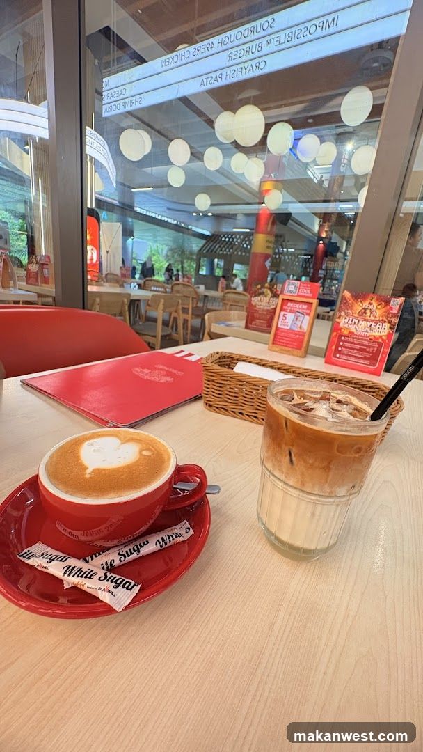 Coffee and Iced Drink at Cafe
