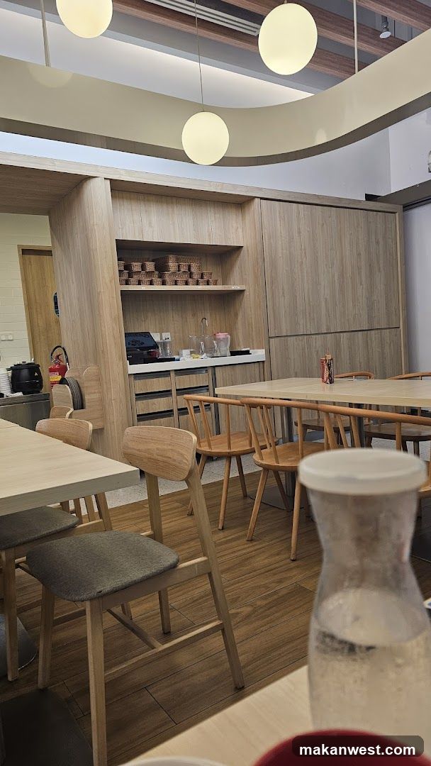 Interior of a modern cafe or restaurant