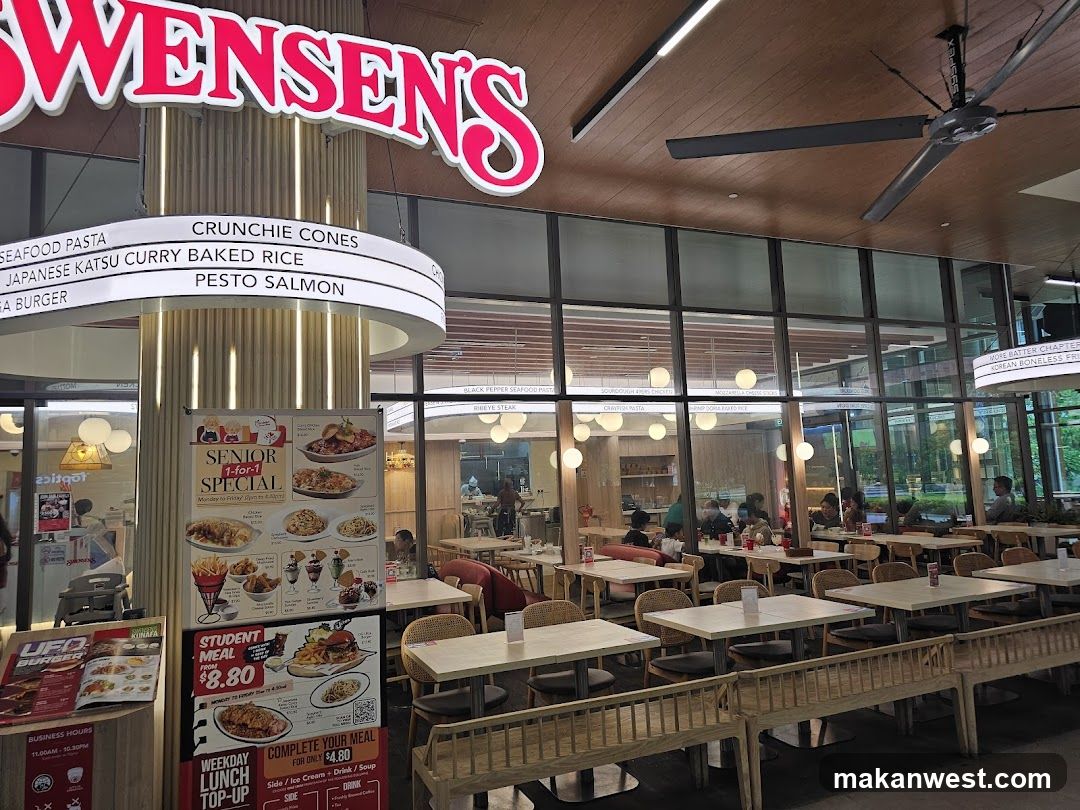 Restaurant Interior with Menu Board