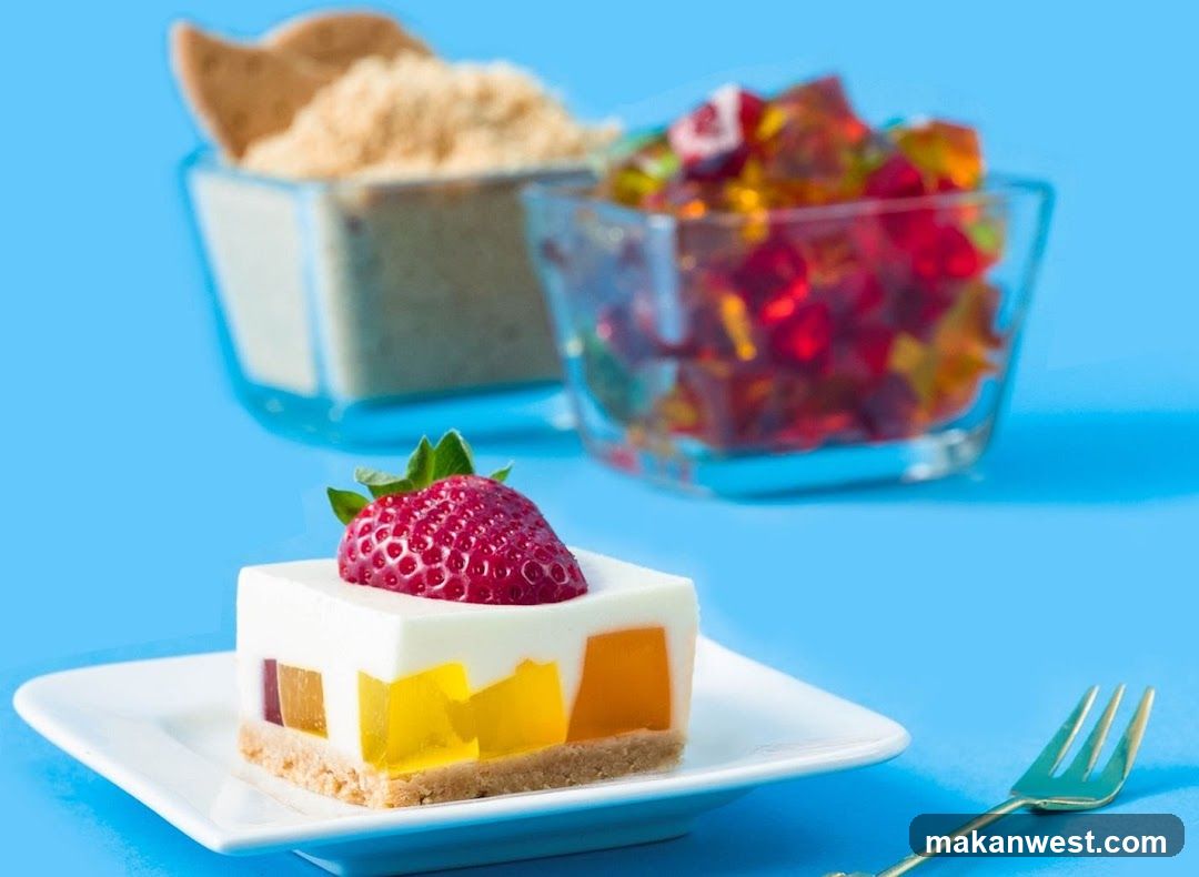 Dessert with Strawberry and Jello