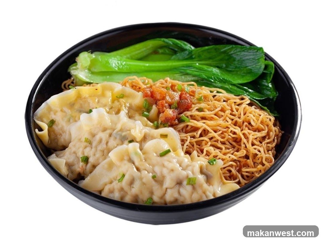 Dumpling and Noodle Bowl