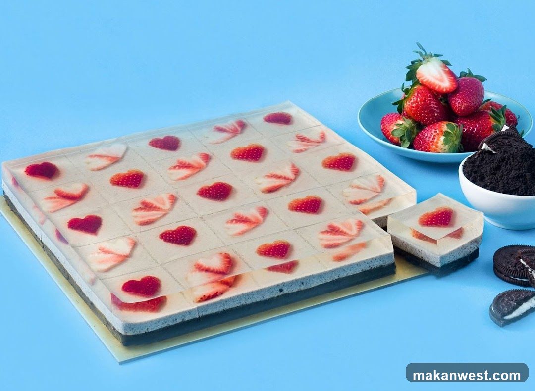 Strawberry Heart Mousse Cake