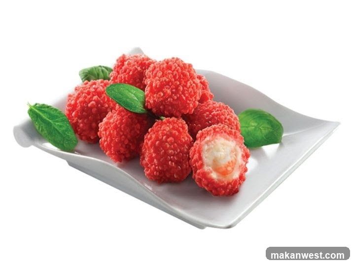 Red Lychee Fruit on White Plate