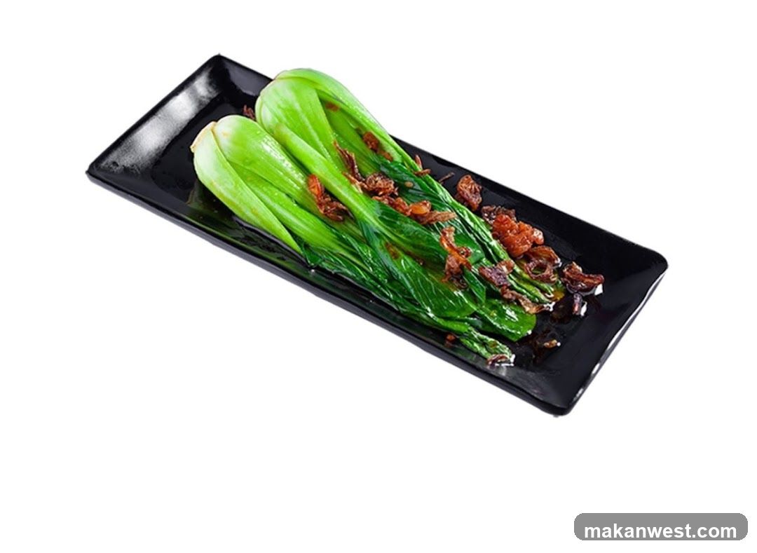 Stir-fried Bok Choy with Fried Shallots