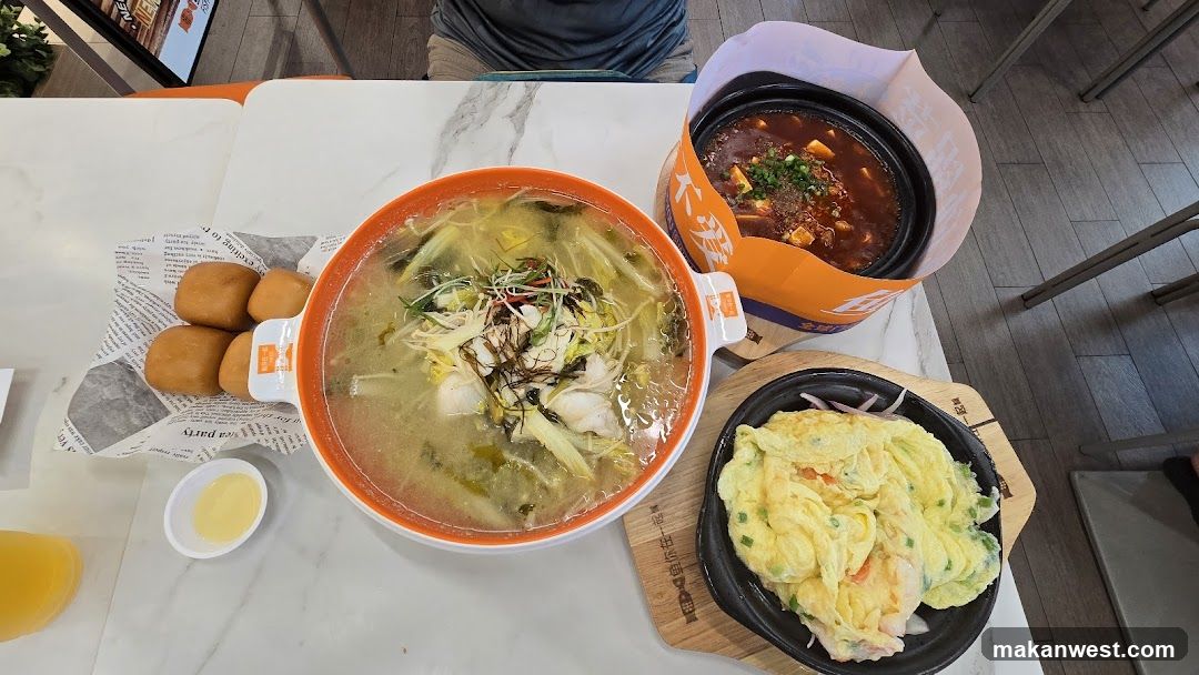 Dining Table with Chinese Cuisine