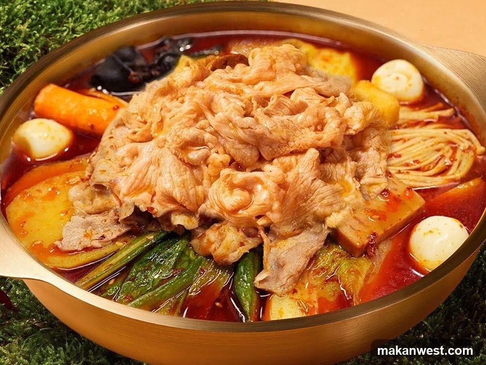 Spicy Hot Pot with Meat and Vegetables