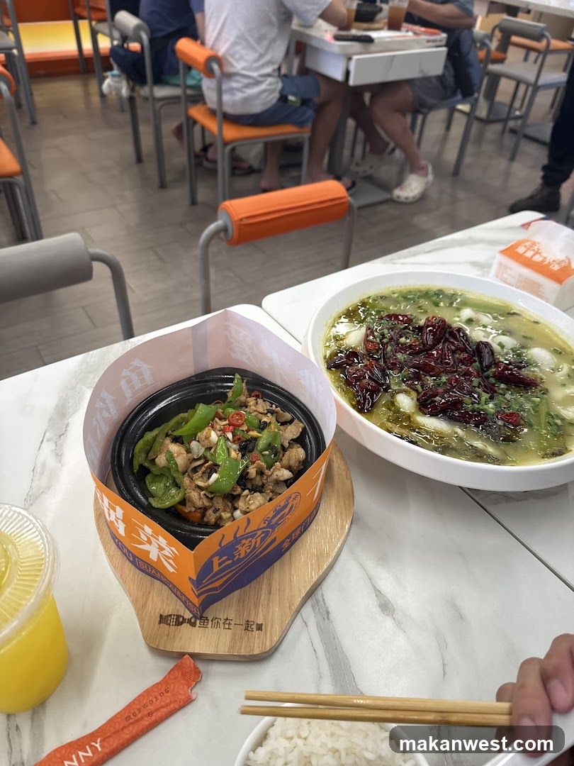 Dining Table with Chinese Dishes