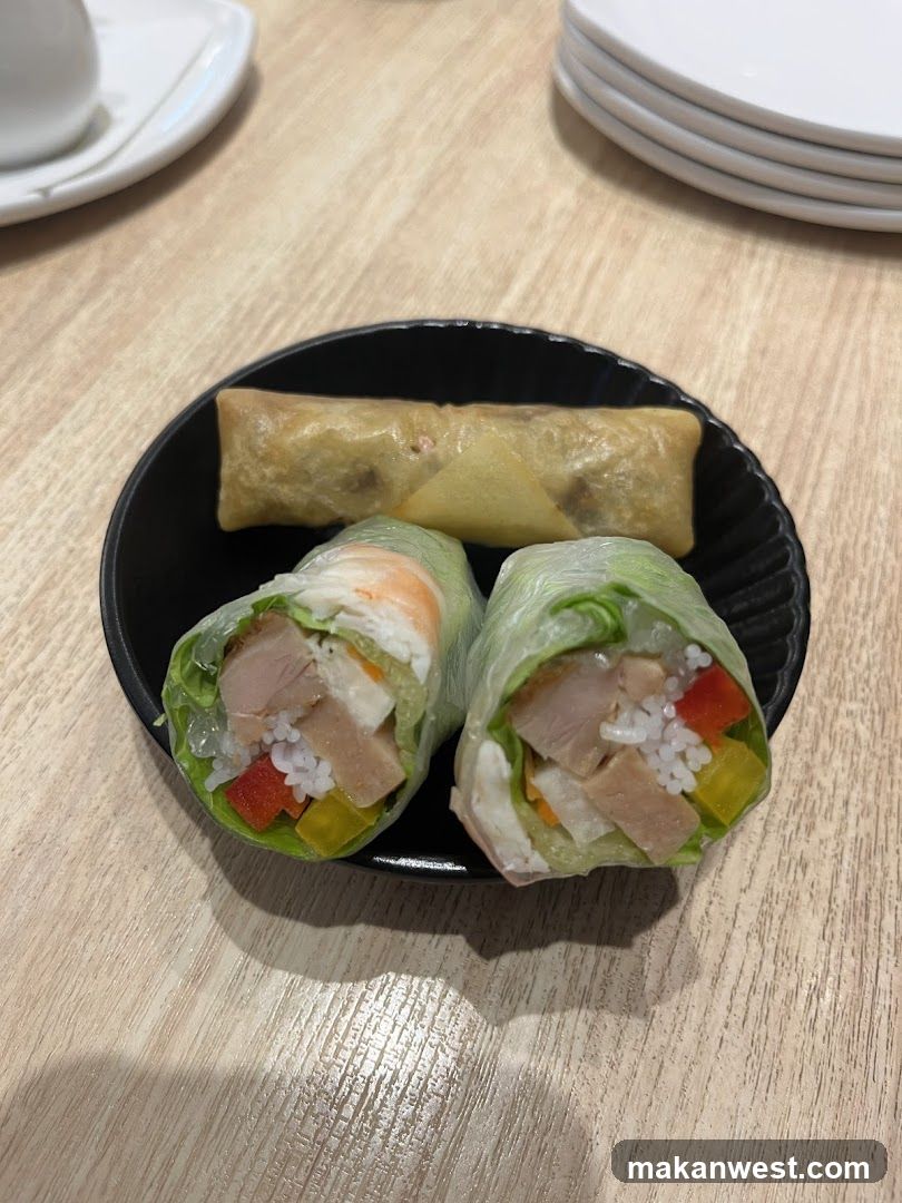 Food on a table