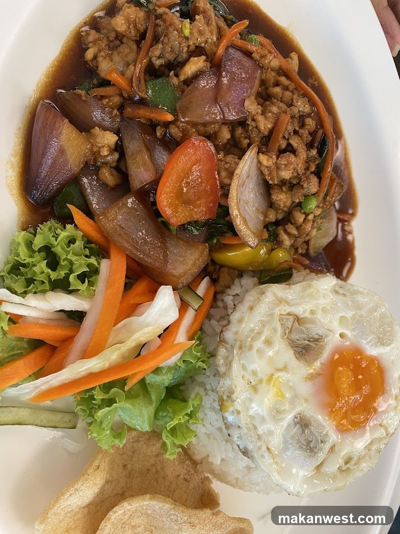 Stir-fried Meat with Egg and Rice