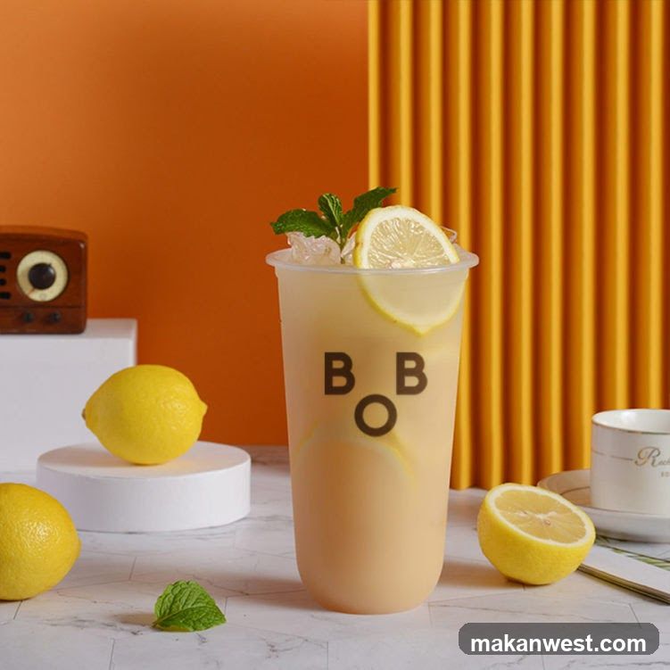 BBO Lemon Drink Display