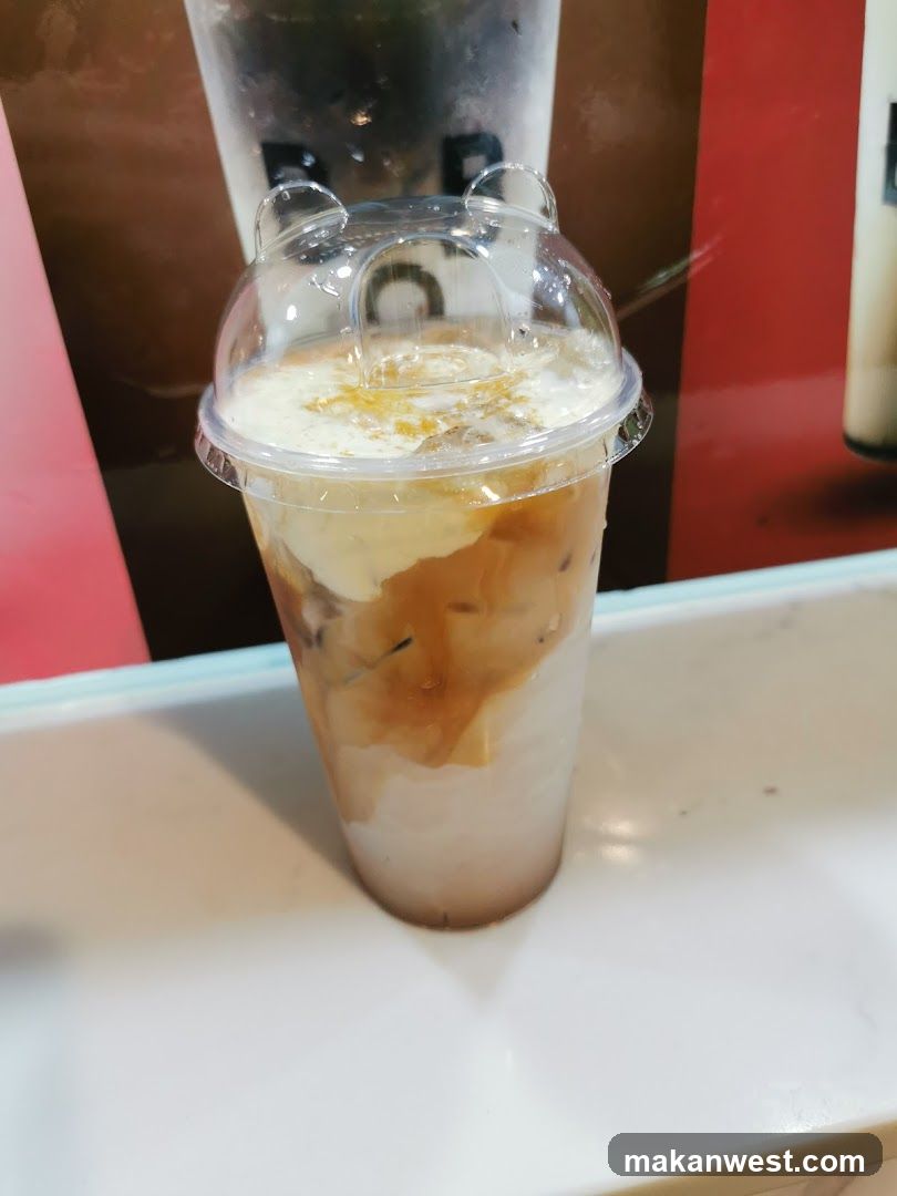 Iced Coffee with Bear Lid