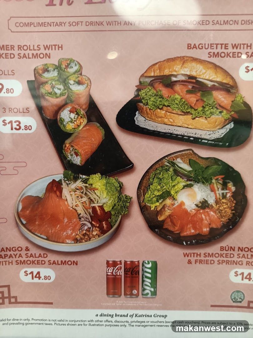 Smoked Salmon Dish Menu