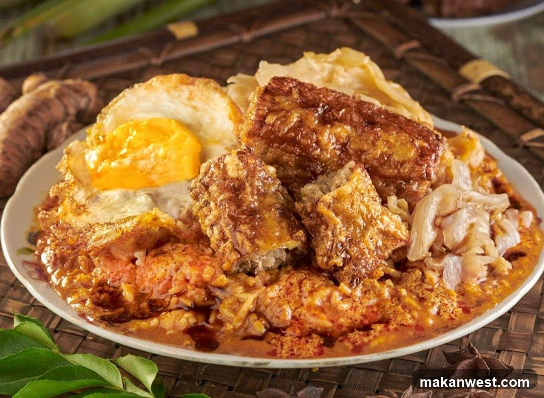 Fried Rice with Fried Egg and Tofu