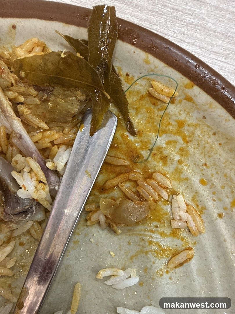 Leftover Rice with Curry Sauce and Bay Leaves