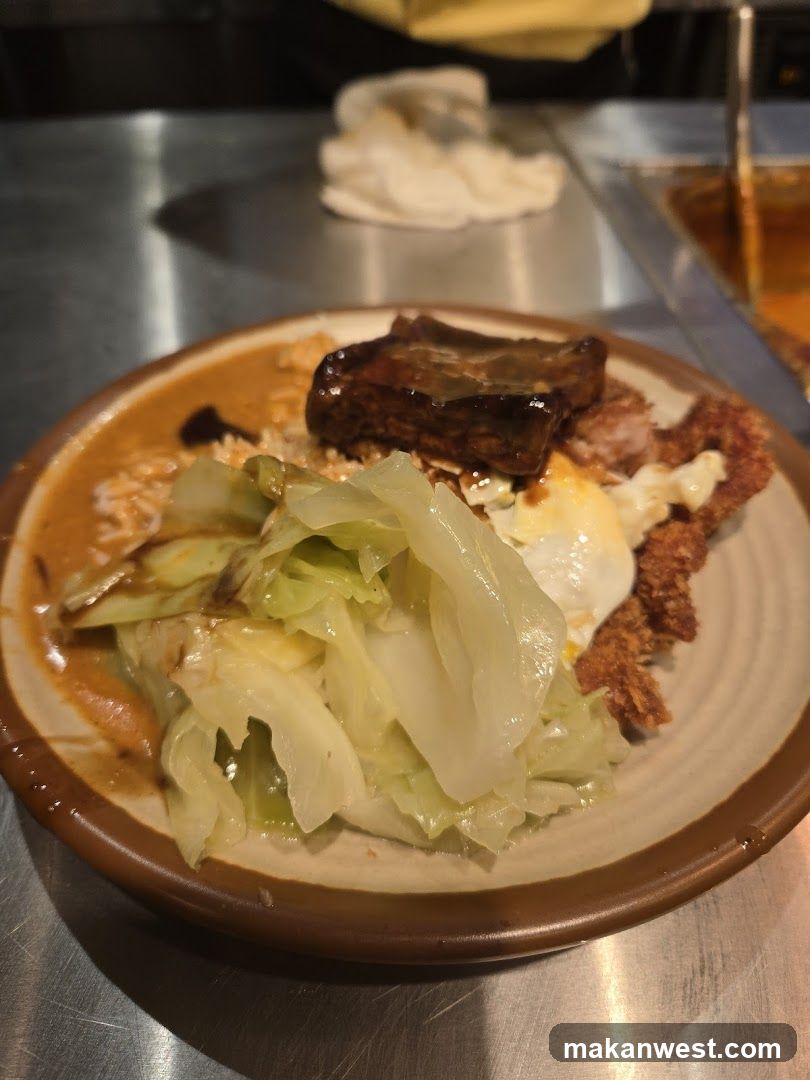 Cured Meat and Cabbage Dish