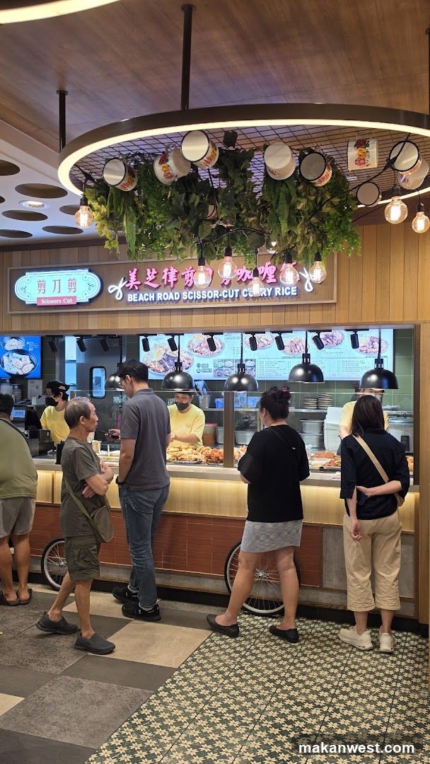 Beach Road Scissor-Cut Curry Rice Counter