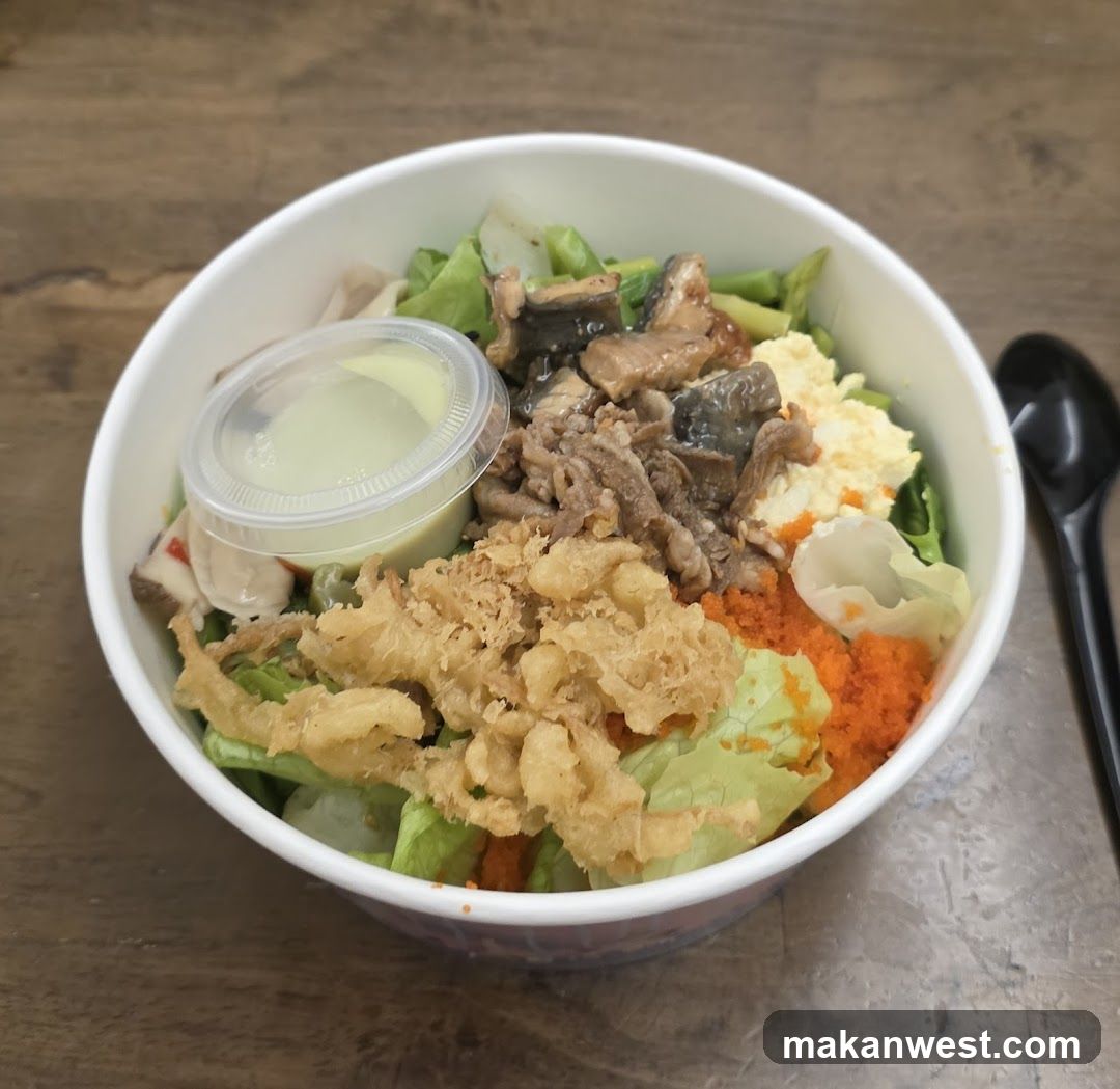 Bowl of Salad with Toppings