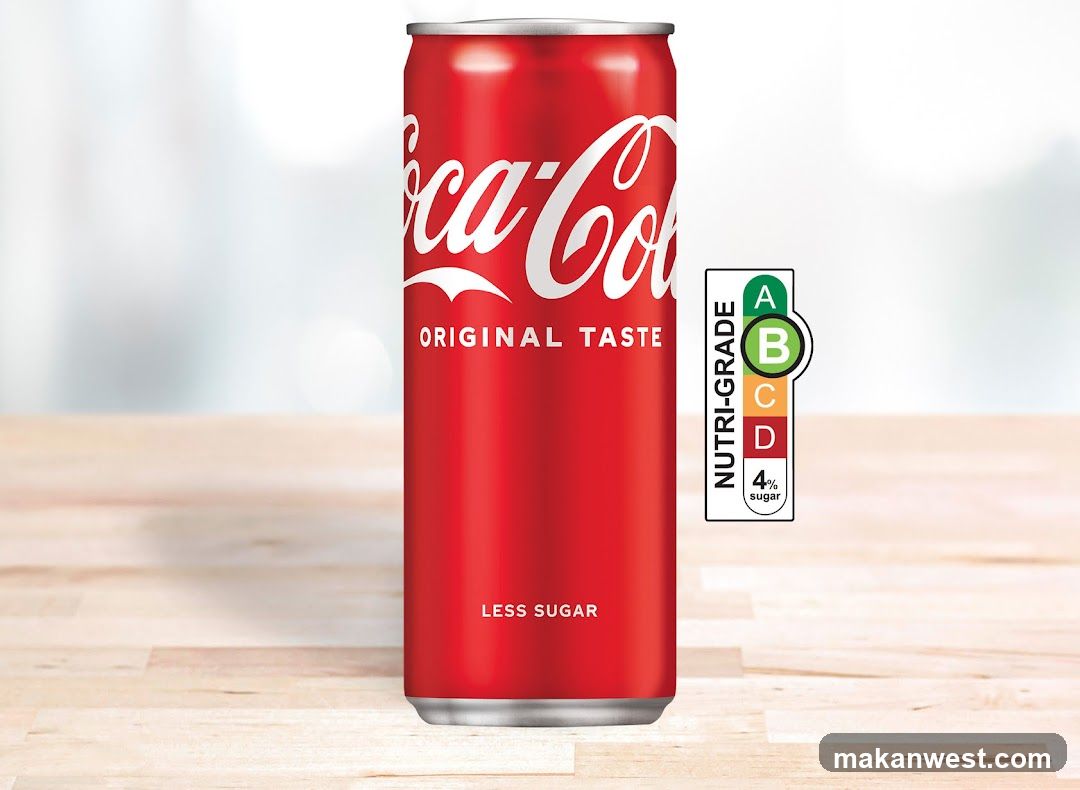 Coca-Cola Can with Nutri-Grade Label