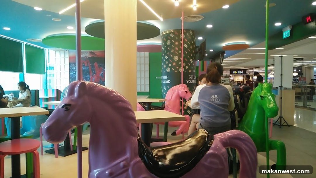 Play Area with Carousel Horses