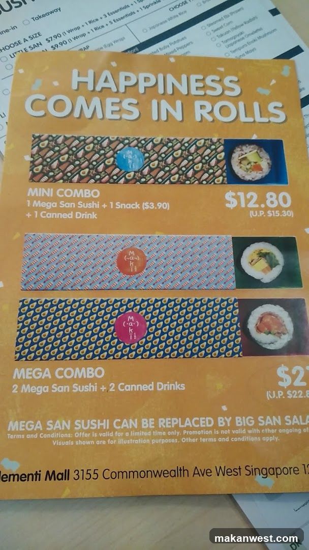 Happiness Comes in Rolls Promo Flyer