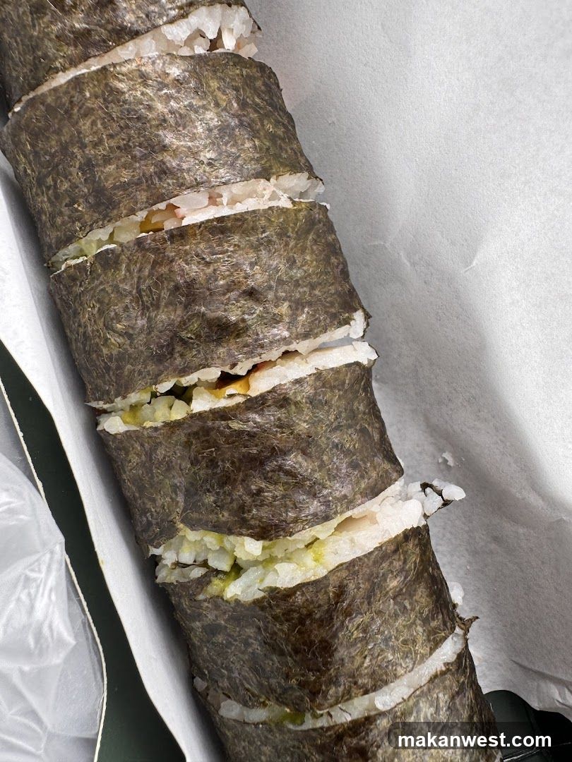 Sushi Roll in Packaging