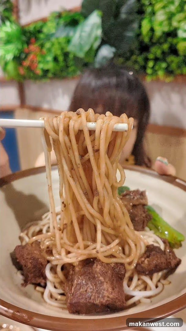 Noodle Dish with Chopsticks
