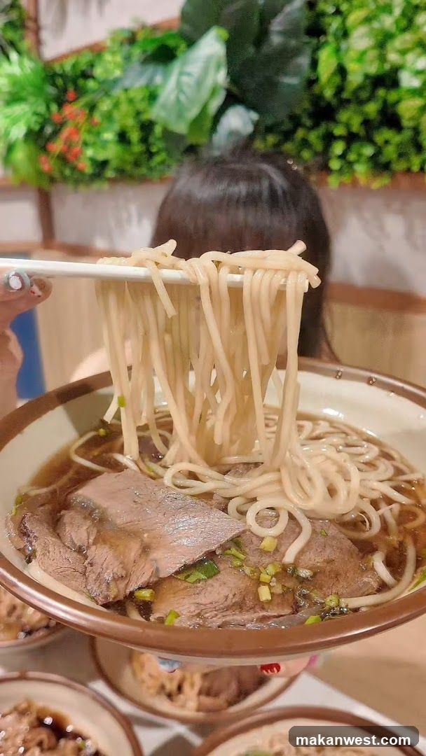 Noodle Bowl with Chopsticks