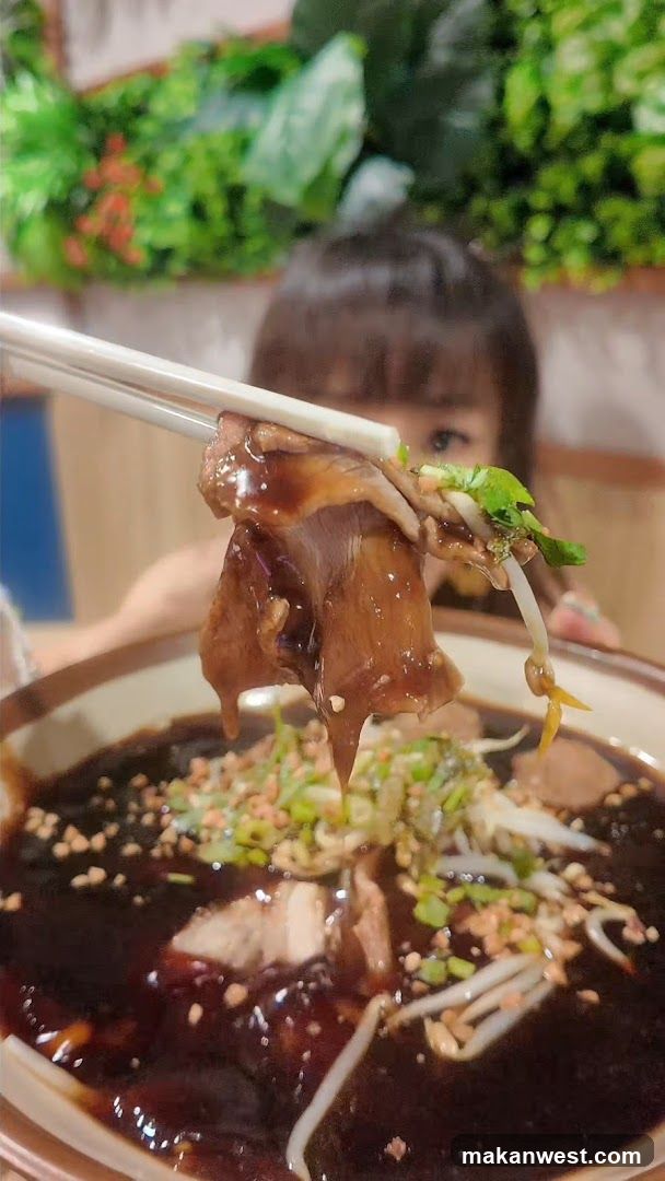 Noodle Dish with Chopsticks