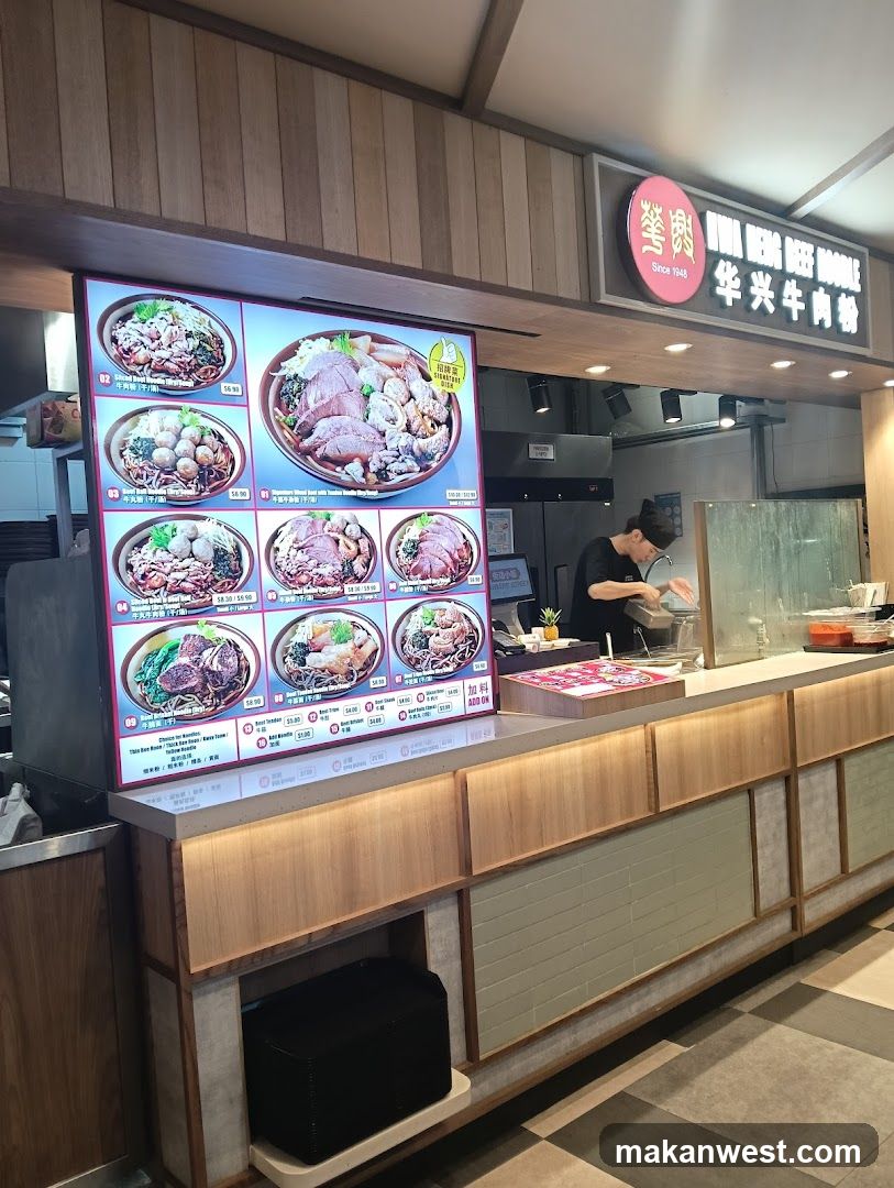 Noodle Shop Counter View