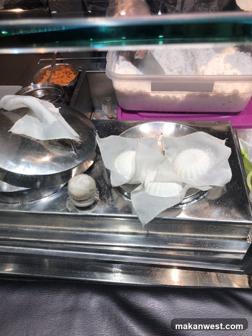 Food Display Case with Desserts