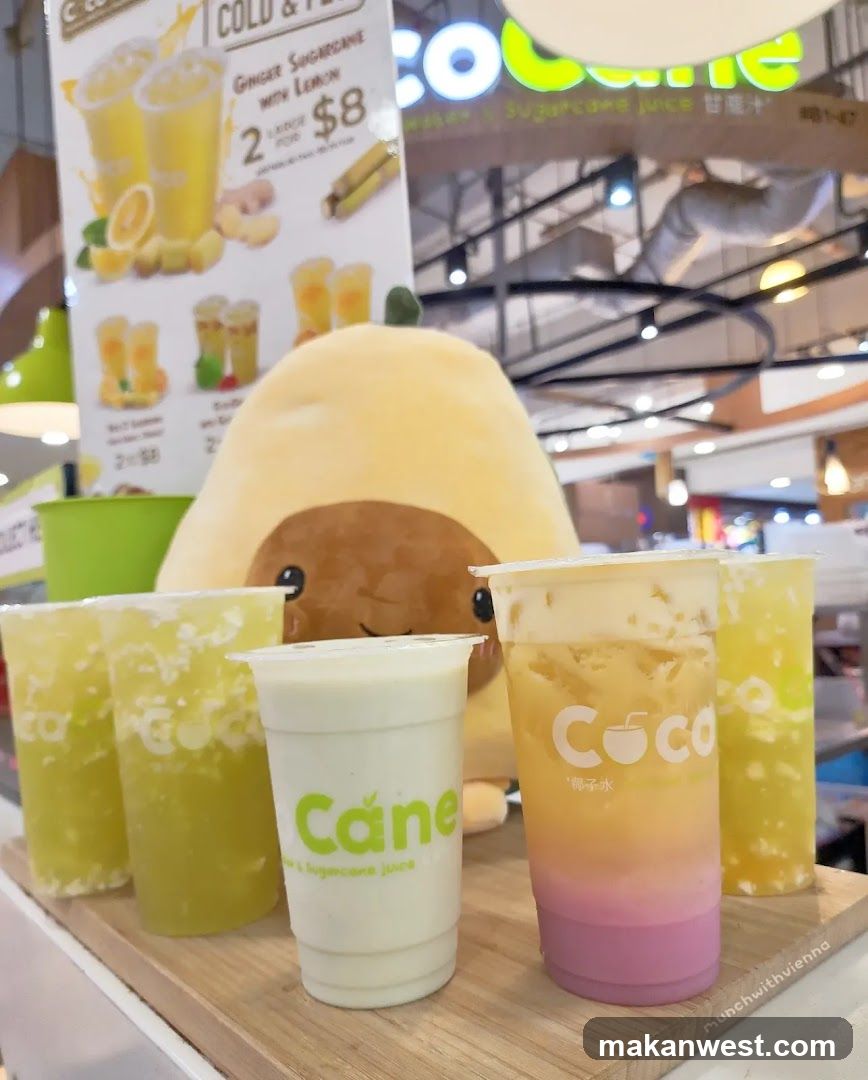 Coco Cane Juice Display