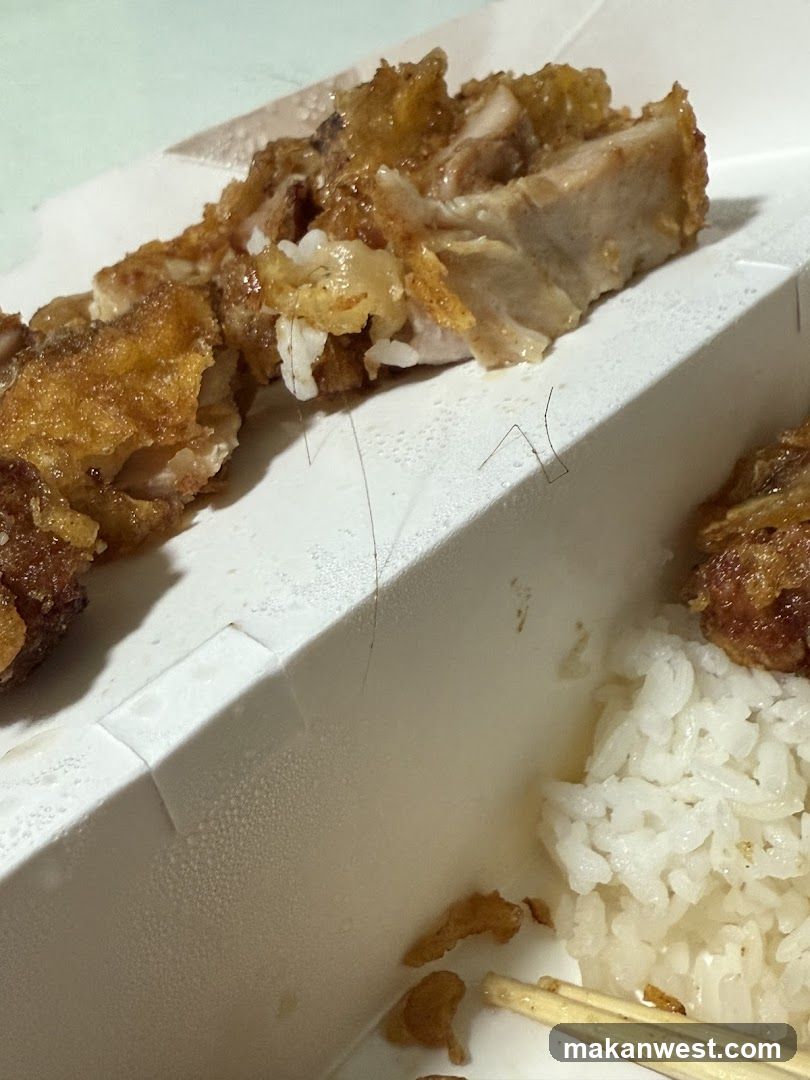Fried Chicken and Rice Meal