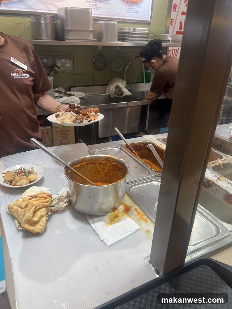Food Stall Interior View