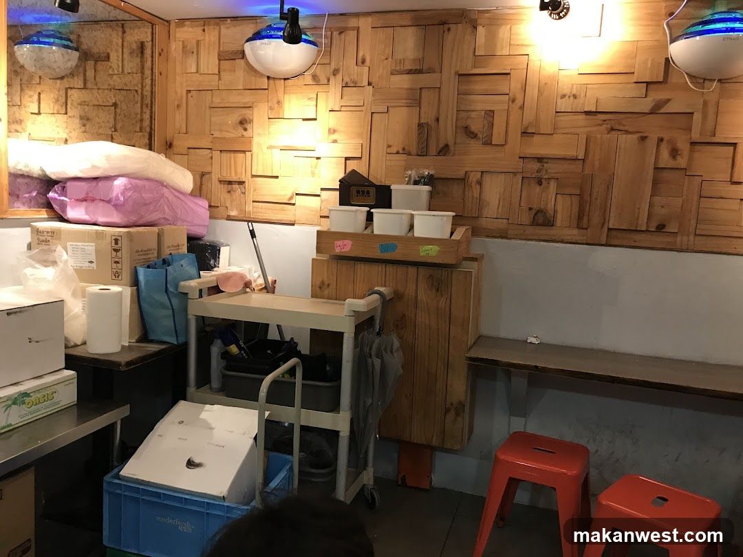 Interior of a casual eatery or cafe