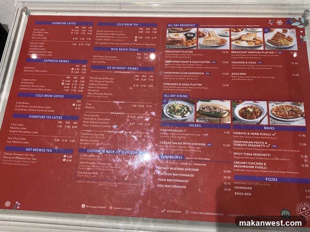 Coffee Shop Menu Board